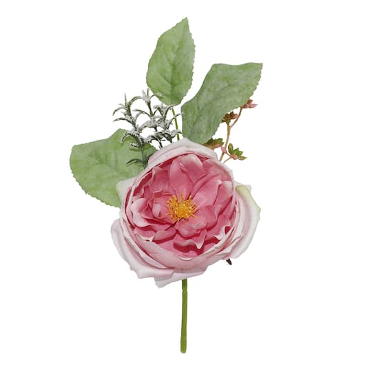 Pink Cabbage Rose Pick by Ashland&#xAE;